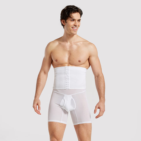 Men's Abdomen Control Hip Lift Boxer Brief Shapewear