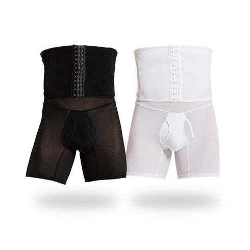 Men's Abdomen Control Hip Lift Boxer Brief Shapewear