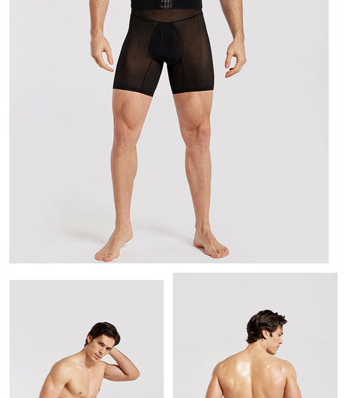 Men's Abdomen Control Hip Lift Boxer Brief Shapewear