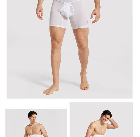 Men's Abdomen Control Hip Lift Boxer Brief Shapewear