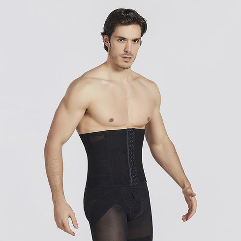 Men's Abdomen Control Shapewear 3 Rows Clasp Waist Training