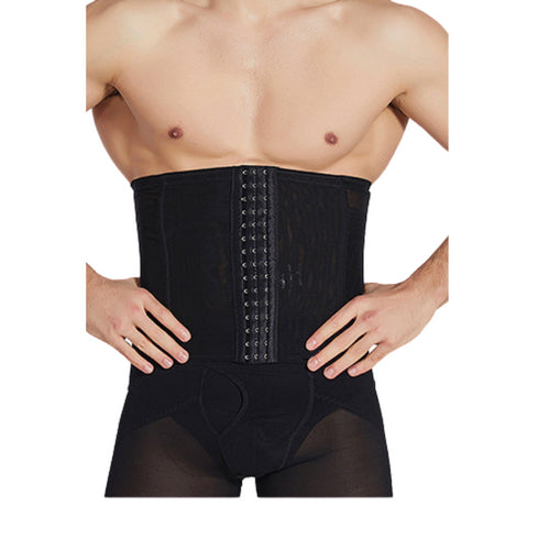 Men's Abdomen Control Shapewear 3 Rows Clasp Waist Training