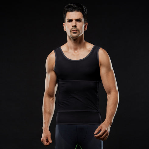Men's Abdomen Control Tank Compression Seamless Body Shaper