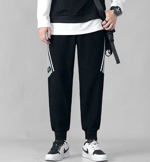 Men's Active Basic Elastic Waist Casual Jogging Trousers