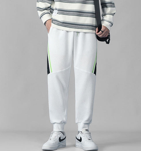 Men's Active Basic Elastic Waist Casual Jogging Trousers
