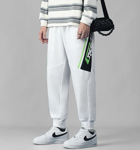 Men's Active Basic Elastic Waist Casual Jogging Trousers