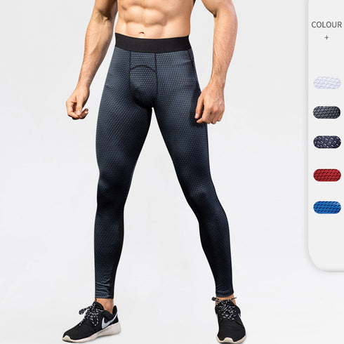 Men's Athletic Leggings 3D Printed Compression Pants