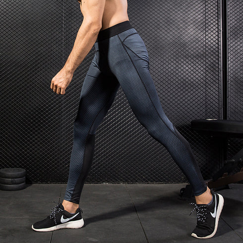 Men's Athletic Leggings 3D Printed Compression Pants
