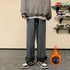 Men’s Athletic Fleece-Lined Loose Straight Leg Casual Jeans