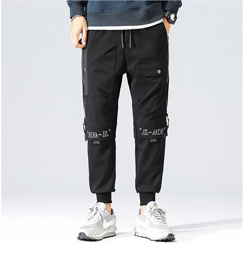 Men's Athletie Cargo Casual Joggers Pants