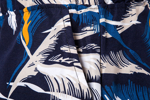 Men's Beachwear Summer Sports Shorts with Drawstring