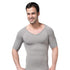 Men's Body Shaper Base Layer Athletic Seamless Workout Shirt