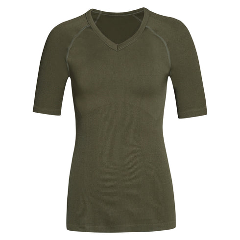 Men's Body Shaper Base Layer Athletic Seamless Workout Shirt