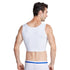 Men's Body Shaper Compression Corset 3 Rows Clasp Vests