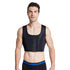 Men's Body Shaper Compression Corset 3 Rows Clasp Vests