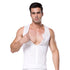Men’s Body Shaper Tank Top Undershirt Zipper Vest