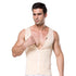 Men’s Body Shaper Tank Top Undershirt Zipper Vest