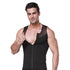 Men’s Body Shaper Tank Top Undershirt Zipper Vest