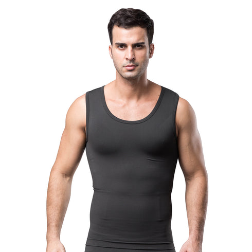 Men's Tummy Control Breathable Seamless Shapewear Tank