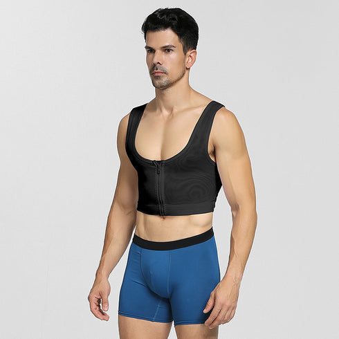 Men's Bodybuilding Shapewear Compression Chest Corset Tank