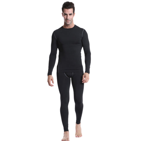 Men's Bodybuilding Sport Shirt Two Piece Shapewear