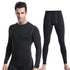 Men's Bodybuilding Sport Shirt Two Piece Shapewear