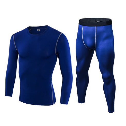 Men's Bodybuilding Sport Shirt Two Piece Shapewear