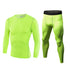 Men's Bodybuilding Sport Shirt Two Piece Shapewear