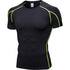 Men's Bodybuilding Sport Short Sleeve T-shirt Shapewear