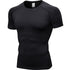 Men's Bodybuilding Sport Short Sleeve T-shirt Shapewear