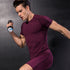 Men's Bodybuilding Sport Short Sleeve T-shirt Shapewear