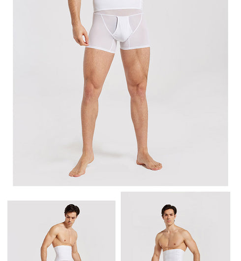 Men's Breathable Abdomen Control Shapewear Boxer Brief