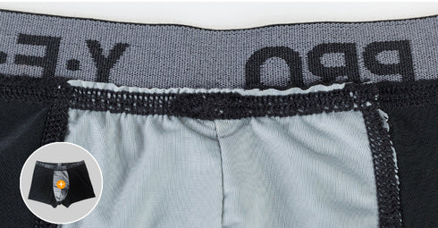 Men's Breathable Boxer Briefs Cool Breeze Shorts