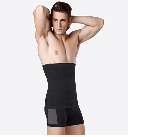 Men's Breathable Fitness Thermal Compression Seamless Waist Trimmer