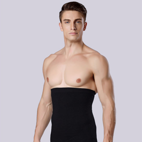 Men's Breathable Fitness Thermal Compression Seamless Waist Trimmer