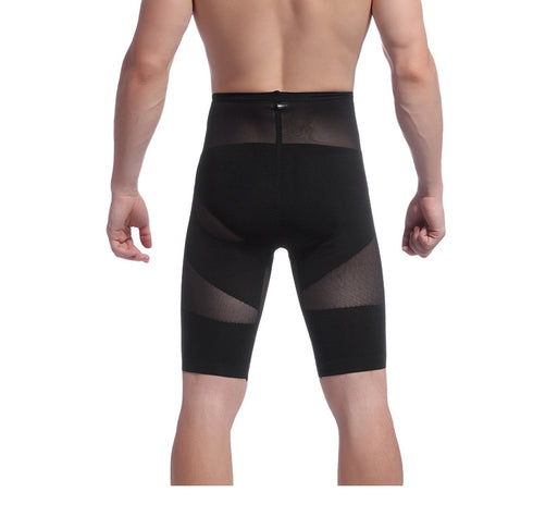 Men's Breathable Tummy Control Shorts Leg Body Shaper