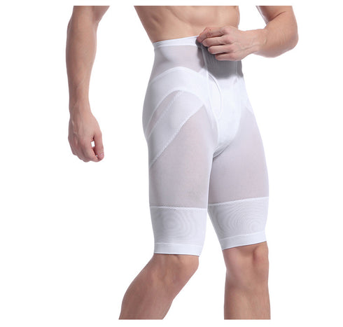 Men's Breathable Tummy Control Shorts Leg Body Shaper