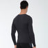 Men's Brushed Long Sleeve Stretchy Skinny Shirt Fitness Top