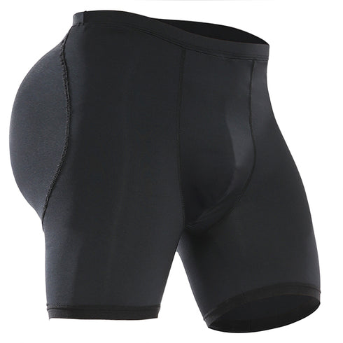 Men's Plus Size Butt Lifter Boxer Briefs Fake Butt Padded Shaping