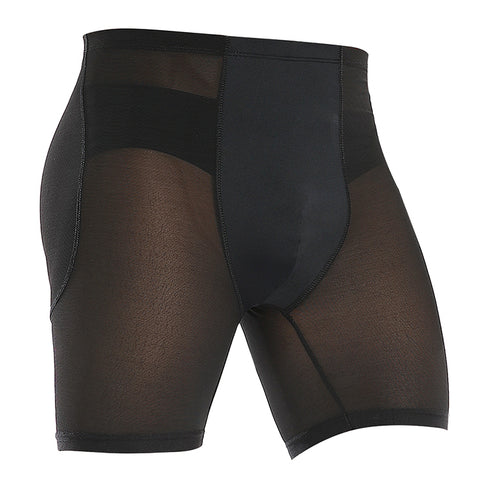 Men's Plus Size Butt Lifters Boxer Briefs Padded Shapewear