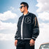 Men's Button Bomber Plus Size College Baseball Jackets