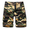 Men's Camouflage Cargo Shorts with Zip Pockets