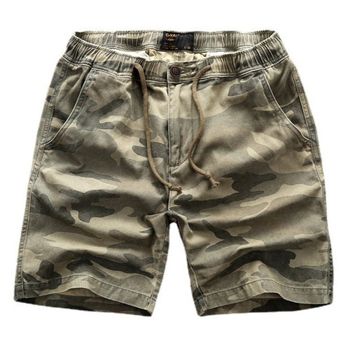 Men's Camouflage Straight Leg Cargo Shorts