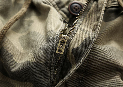 Men's Camouflage Straight Leg Cargo Shorts