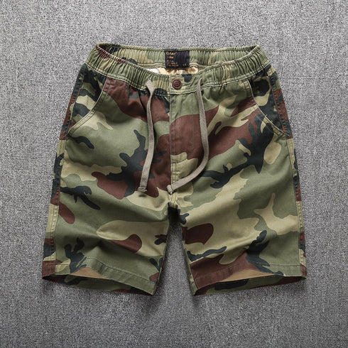 Men's Camouflage Straight Leg Cargo Shorts