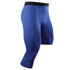 Men's Capri One Leg Compression Tights Pants for Basketball