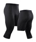 Men's Capri One Leg Compression Tights Pants for Basketball