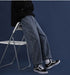 Men's Cashew Nut Casual Wide Leg Denim Jeans