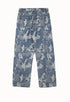 Men's Casual Camouflage Wide Leg Denim Jeans with Zipper