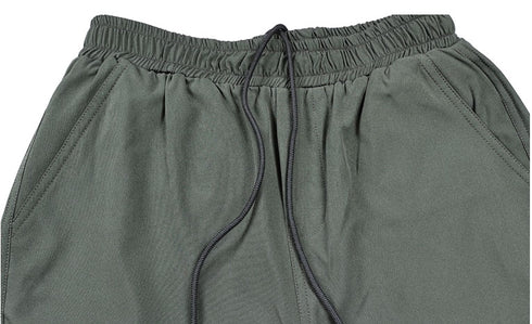 Men's Casual Cargo Pants with Elastic Waistband